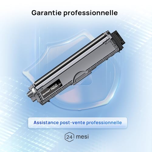 KUPYLM TN241 TN245 Toner Cartridge Compatible with Brother TN-241 TN-245 for MFC-9330CDW DCP-9020CDW MFC-9340CDW HL-3140CW HL-3150CDW MFC-9140CDN HL-3170CDW (Black Cyan Yellow Magenta, Pack of 4)