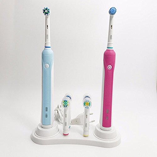 Electric Toothbrush Holder Stander Support Holder Tooth Brush Storage Box For Oral B ( not include toothbursh ) (White)