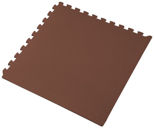 We Sell Mats Interlocking Anti-Fatigue EVA Foam Floor Mat, Brown, 6 Pack