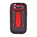 Qtech  Rugged Armor Hybrid Combo Case with Kickstand for Samsung Galaxy S3 i9300, i747 MODELS