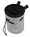 Togear Chalk Bag for Rock Climbing, Weightlifting, Bouldering & Gymnastics with Drawstring Closure, Quick-Clip Belt and Valuables Securely Holding Zippered Pocket (Grey)