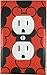 Mickey Mouse Red Black Decorative Outlet Wall Plate Cover