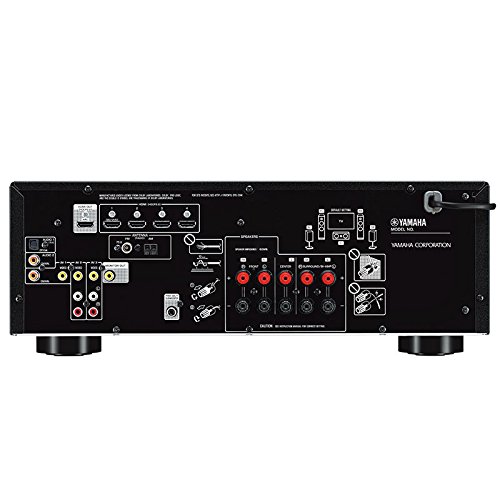 قیمت و خرید گیرنده Yamaha Rx V385 5 1 Channel 4k Ultra Hd Av با بلوتوث سیاه سیاه ایگرد