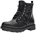 Guess Men's Archibald Combat Boot, Black, 8.5 Medium US