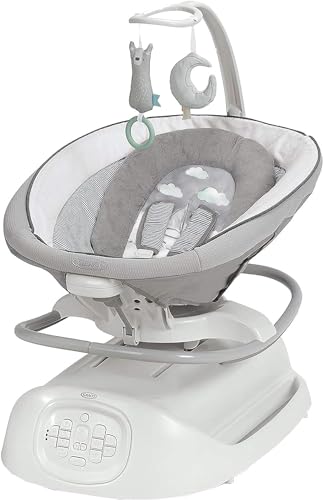 Graco Sense2Soothe 2-in-1 Baby Swing and Portable Rocker with Cry Detection Technology - Sailor
