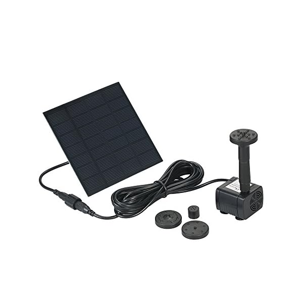 Decdeal-Solar-Powered-Water-Pump-Solar-Pond-Pump-Upgraded-Submersible-Fountain-Pump-for-Bird-Bath-170LH Decdeal Solar Powered Water Pump Solar Pond Pump Upgraded Submersible Fountain Pump for Bird Bath 170L/H