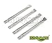 BBQMANN BE051 (4-Pack) Stainless Steel Pipe Burner Replacement for Brinkmann, Charmglow, Charmglo, Uniflame Model Grills (15 7/8