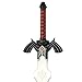 Dark Link Shadow Video Game Master Sword with Plaque
