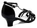 Olivia K Girl's Glitter Leatherette Open Toe Strappy Ankle Strap Kitten Heel Sandal (Toddler/Little Girl)