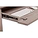 Bush Furniture Key West Computer Desk with Storage | Farmhouse PC Table for Home Office in Washed Gray | 54W x 24D