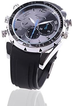 FreSky Smart Watch Camera, Full HD 1920x1080P Infared Night Vision Mini Waterproof Camera Cam With Built-in Memory Card (32GB)