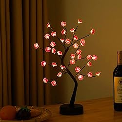 Cherry Blossom Christmas Bonsai Tree Light-20
