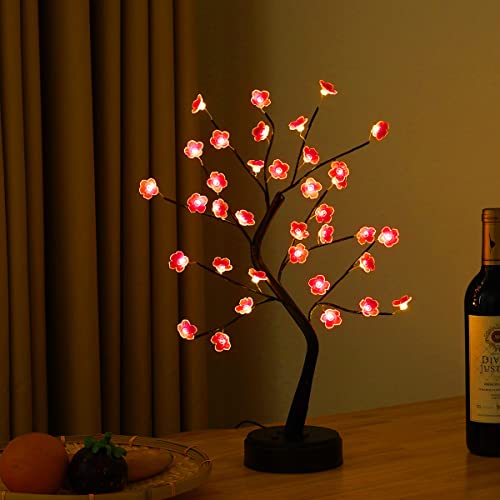 Cherry Blossom Christmas Bonsai Tree Light-20