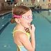 Aqua Sphere Moby Junior Swim Goggles with Clear Lens (Pink/White). UV Protection Anti-Fog Swimming Goggles for Kids
