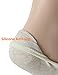 OSABASA H2H Womens Casual No-Show 3Pairs Socks of Various Pastel Colors BEIGE M (SET3KWMS058)