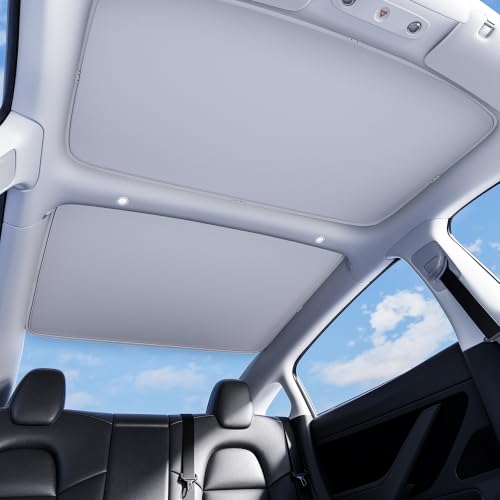Wigoo Tesla Model 3 Sonnenschutz Dach, Innengrau