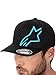 ALPINESTARS Men's Corp Shift 2 Flexfit Hat, Black/Blue, Large/X-Large