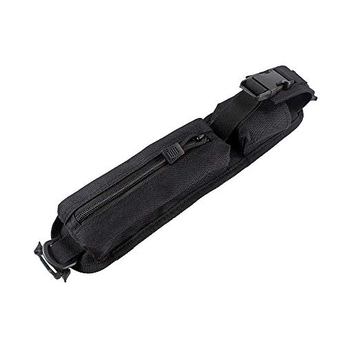 LIVIQILY Two Colors Tactical Molle Accessory Pouch Backpack Shoulder Strap Bag Hunting Tools Pouch (Black)