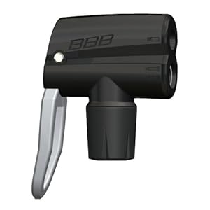 BBB BFP-93 CyclingDualHead 2 vervangende pompkop voor alle BBB staande pompen | Bike pomp accessoires, zwart