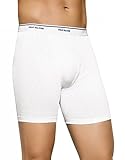 Fruit of the Loom Men's 4Pack White Boxer Briefs 100% Cotton Underwear M