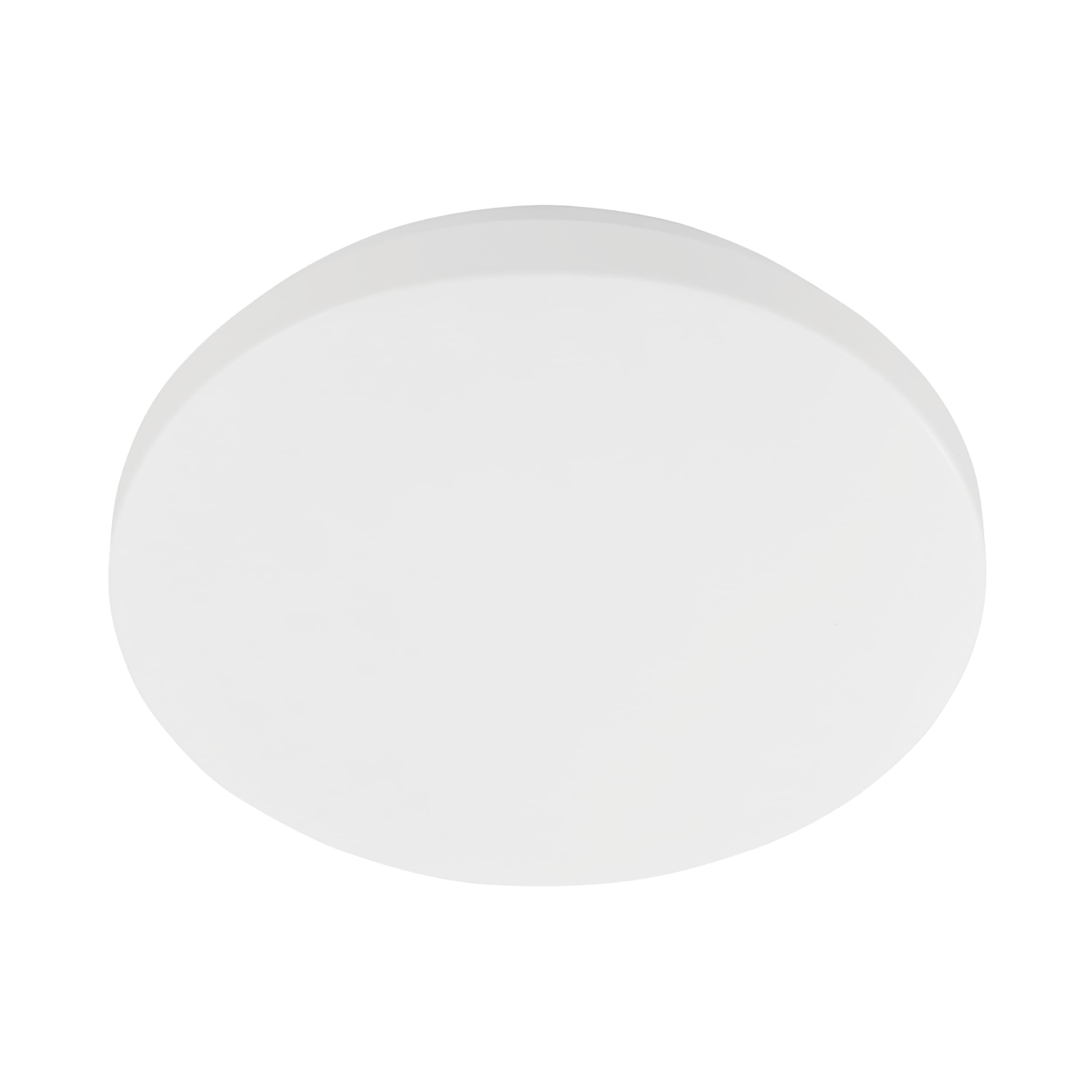 Eglo Pogliola 1-Flame Ceiling Light, Ø 26 cm/10.2 inches, LED wall Light Made of Steel and White Plastic, Living Room, Kitchen, Office and Hall Lighting