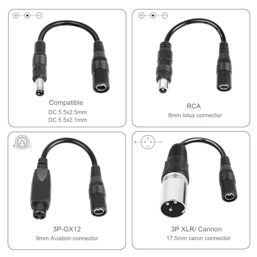 LabTEC Electric Bike Charger 42 V 2 A for 36 V 2 A 10S Li-on Battery Charger Scooter, Electric Bike Adapter Hoverboard Scooter Ninebot Xiaomi 365 4 in 1 Universal Connectors