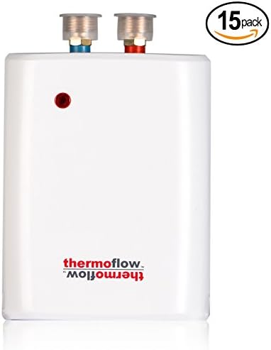Thermoflow Elex 5.5 Tankless Water Heater Electric for Wash Basins &amp; Utility Sinks, 5.5kW at 240 Volts (Pack of 15)