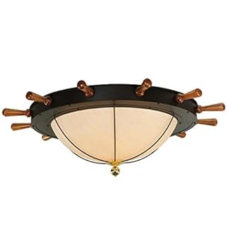 Meyda Tiffany 136204 Nautical Flush Mount Light Fixture 74 Width