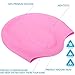 Orgrim Long Hair Swim Cap,Waterproof Silicone Swimming Cap for Adult Woman and Men,Keeps Hair Clean Ear Dry with Nose Clip and Ear Plugs (Pink)