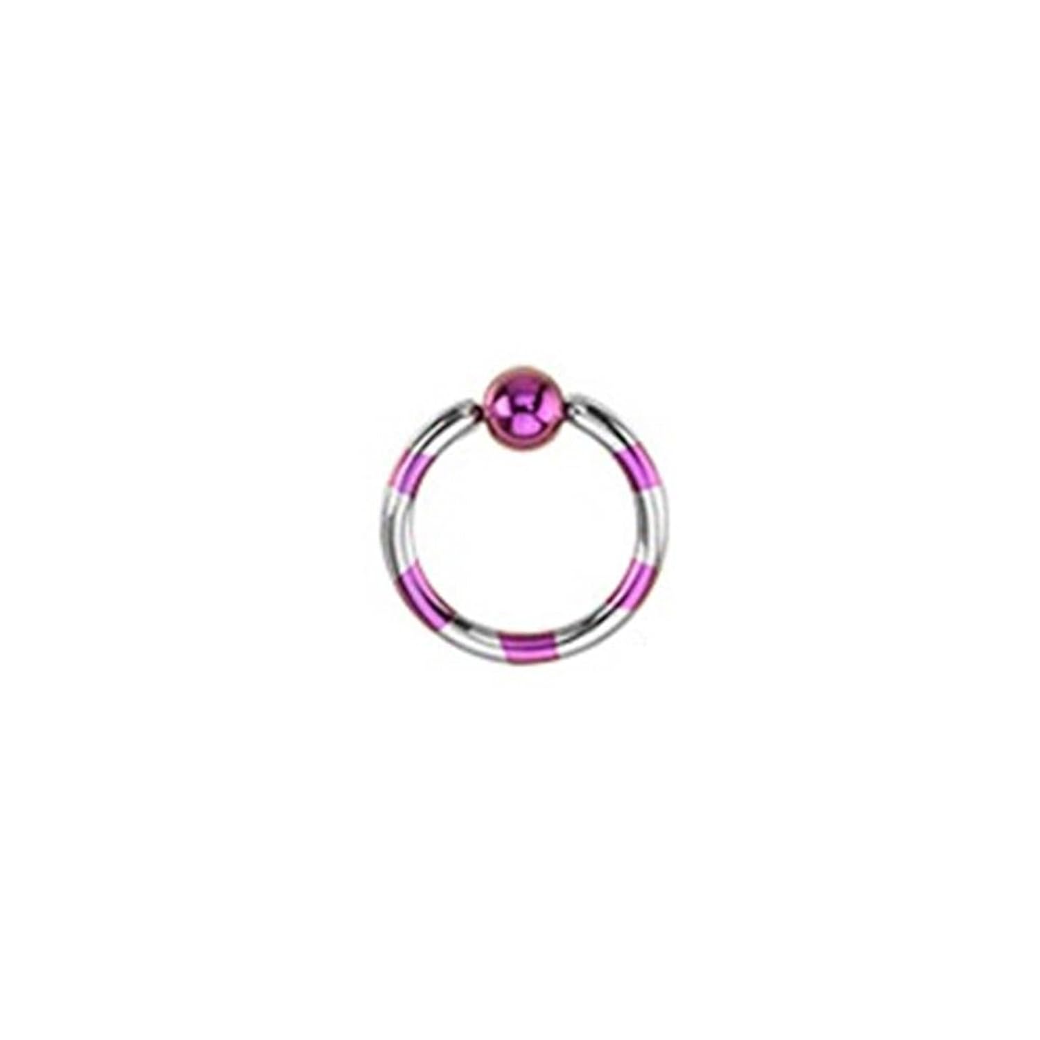 Anillo Paula  Fritz® de acero quirúrgico inoxidable L titanio anodizado plata