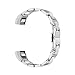 CUZOW for Fitbit Alta Band Women Men, Stainless Steel Metal Wristband Adjustable Replacement Band for Fitbit Alta/HR Silver