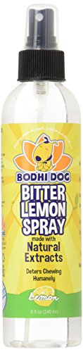 NEW Bitter Lemon Spray | Stop Biting and Chewing for Puppies Older Dogs & Cats | Anti Chew Spray Puppy Kitten Training Treatment | Non Toxic | Professional Quality - Made in USA - 1 Bottle 8oz (240ml)
