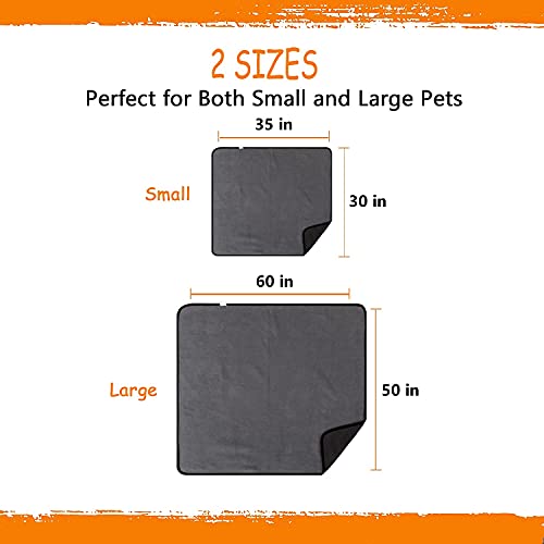 JuWow Waterproof Pet Blankets, Liquid Pee Urine Leak Proof Dog Blanket
