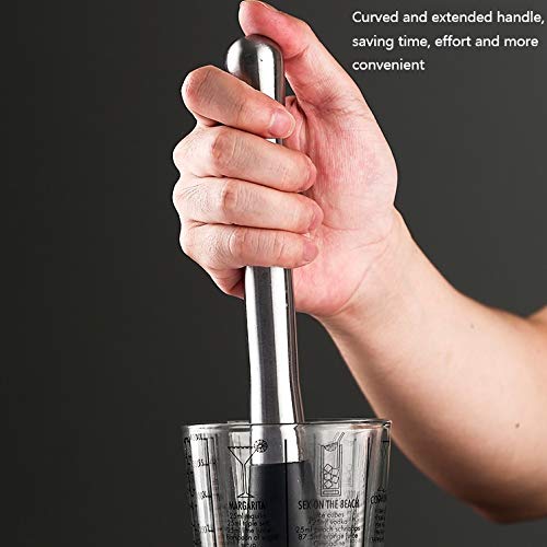 WUHUAROU Edelstahl Cocktail Shaker Sieb Tong Löffel Pourer Jigger Cork 750ml mit Weinregal Cocktail Rezept – Bild 4