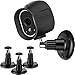 Shappy 3 Pack Security Wall Mount Indoor and Outdoor Mount Bracket Adjustable for Wyze Cam Pan 1080p Pan, Arlo Pro 2, Arlo Pro, Arlo, Arlo Cam and Other Compatible Models (Black)