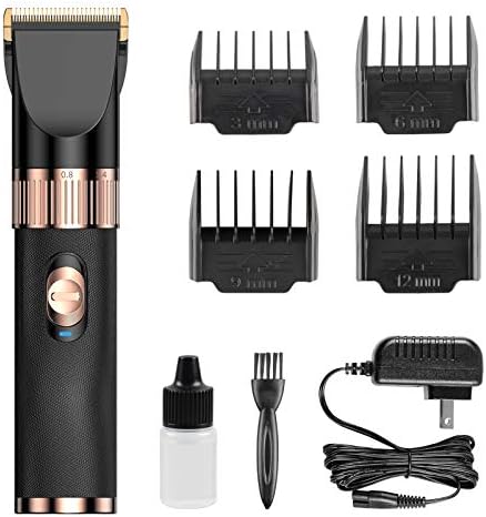 NPET Dog Grooming Clippers, Professional Quiet Dog Grooming Kit, Rechargeable Pet Hair Clippers for Dogs, Cats with Thick & Heavy Coats