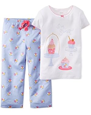 Girls' or Little Girls' 2-piece I'm Sweet Pajama Set