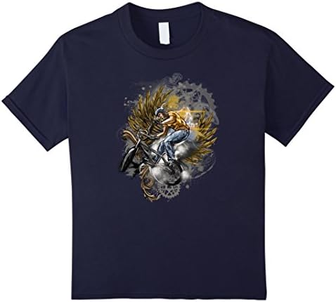 unisex-child BMX Bike TShirt 6 Navy