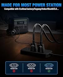 Heavy-Duty Power Station Charging Cable, Fast