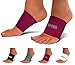 SB SOX Arch Support Sleeves for Plantar Fasciitis Relief (1 Pair) – Foot Compression Sleeves for Plantar Fasciitis and Arch Support for Everyday Use (Pink, Large)
