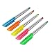 Stylus Ballpoint Pen with Highlighter Tips, 3 in 1 Combo Stylus for Touchscreens, Writing Pen and Highlighter, Black Ink, Pack of 5
