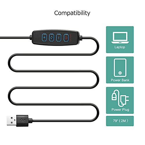 Shywall Portable Photo Light Box，12” x 12” 10 Gears Light Level Mini Photo Studio Box Foldable Product Photography Light Tent kit for External Photography, Small Handicrafts