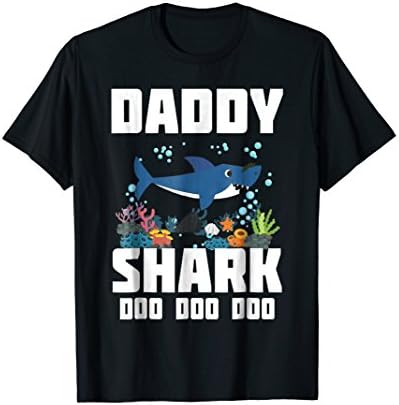 Daddy Shark Shirt, Fathers Day Gift from Wife Son Daughter