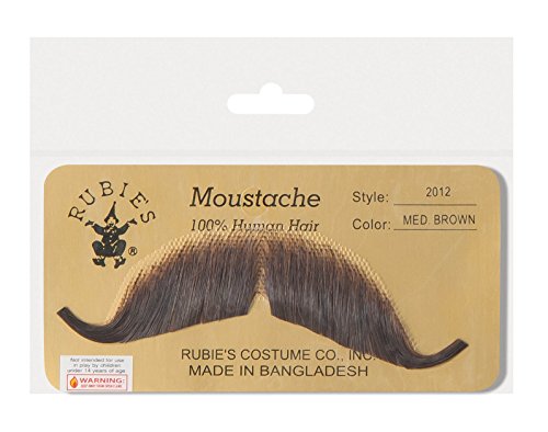 Gentlemans Medium Brown European Mustache