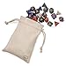 Yellow Mountain Imports 42 Polyhedral Dice, 6 Colors with Complete Set of D4, D6, D8, D10, D12, D20, and D%