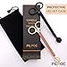 PILPOC Candle Wick Trimmer, Wick Clipper, Wick Cutter, Candle Accessory, Polished Stainless Steel Wick Trimmer, Exclusive Complete Gift Set (Black)
