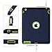 iPad 2 Case,iPad 3,iPad 4,BENTOBEN Heavy Duty Rugged Shock-Absorption/High Impact Resistant Hybrid Three Layer Armor Full Body Protective Cover for iPad 2/3/4 Retina (Navy Blue&Green)