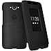 Motorola Flip Case for Motorola DROID Turbo XT1254 - Black Leather and Ballistic Nylon