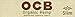 OCB Organic Hemp Unbleached Papers Slim King Size Unflavored Flavor Pack of 24