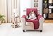 Deluxe Reversible Chair Slipcover Recliner Furniture Protector, Seat Sofa, Loveseat, Couch Quilted, Anti-Slip 2 Inch Strap, Machine Washable, Slip Cover Throw for Pets Dogs Cats, Kids - Burgundy/Taupe